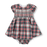 Organic Smocked Puff Sleeve Dress