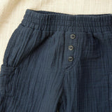 TARTINE ET CHOCOLAT Gauze Cotton Cargo Baby Pants