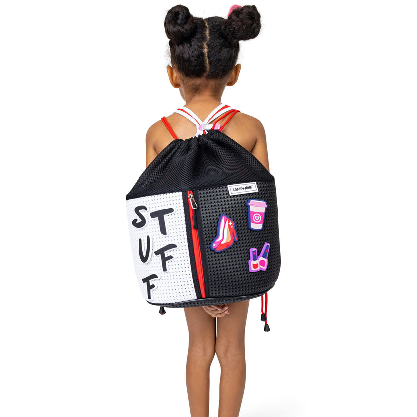 Sophy Drawstring Backpack Red Classic