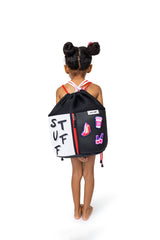 Sophy Drawstring Backpack Red Classic