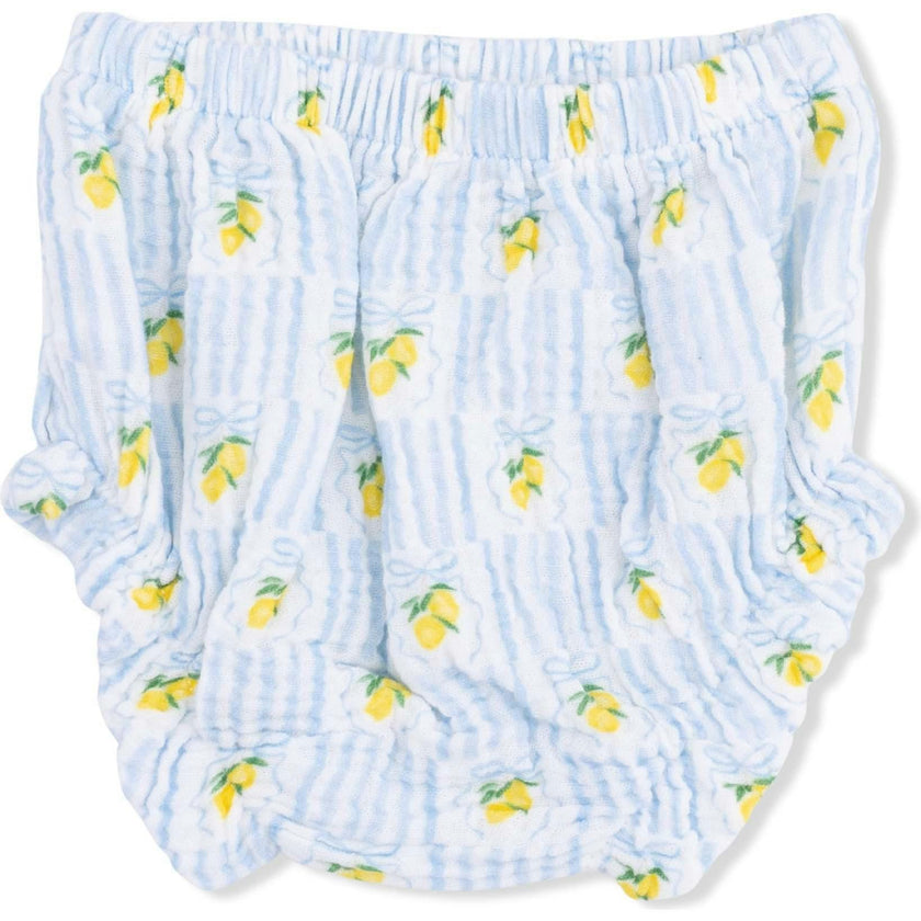 Lovely Lemons - Smocked Top with Bloomer & Sun Hat Set