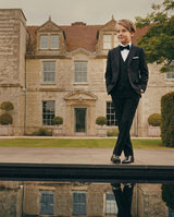 Black Classic Glitter Lapel Suit