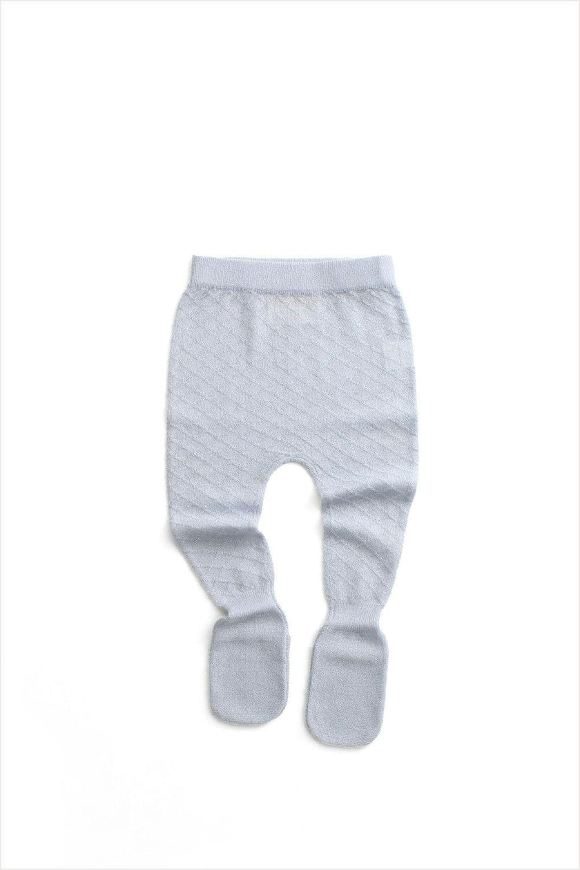 Cashmere Nona Footie Pant Sky