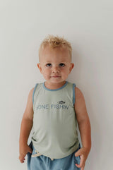 Boys Tank Top in Gone Fishin'