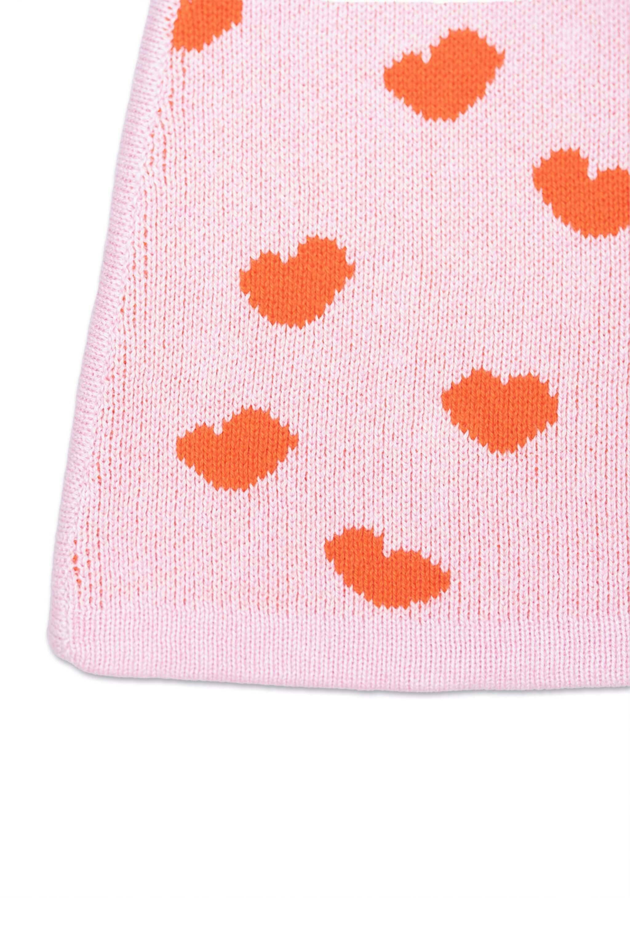 Love Hearts Skirt | Bubble Gum