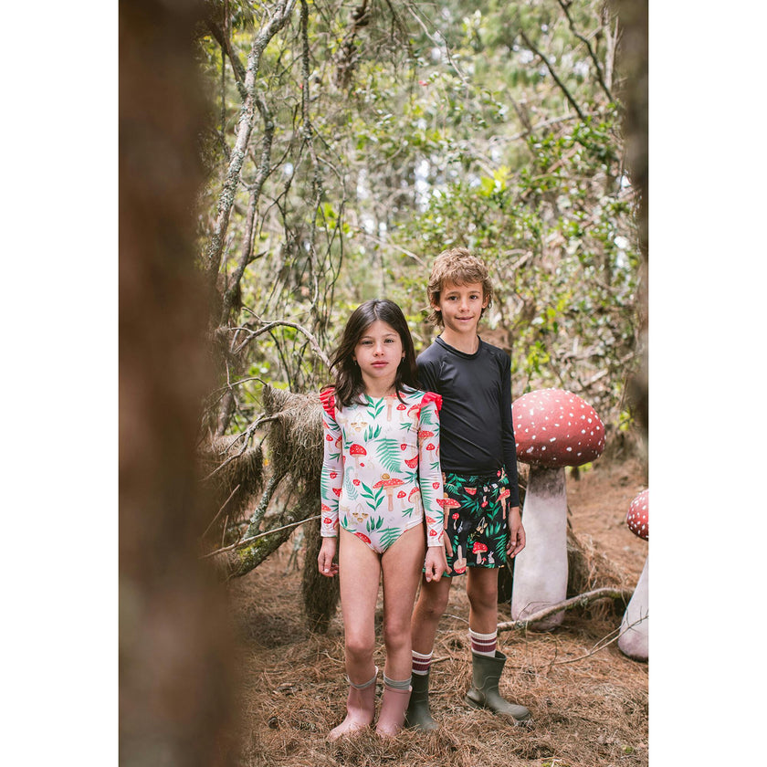 EL BOSQUE DE ALBEART NEGRO - SWIMSHORTS