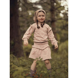 Pine Tired Ruffle A-Line Short Skirt