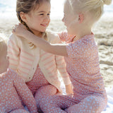 girls melone floral pima pajama set