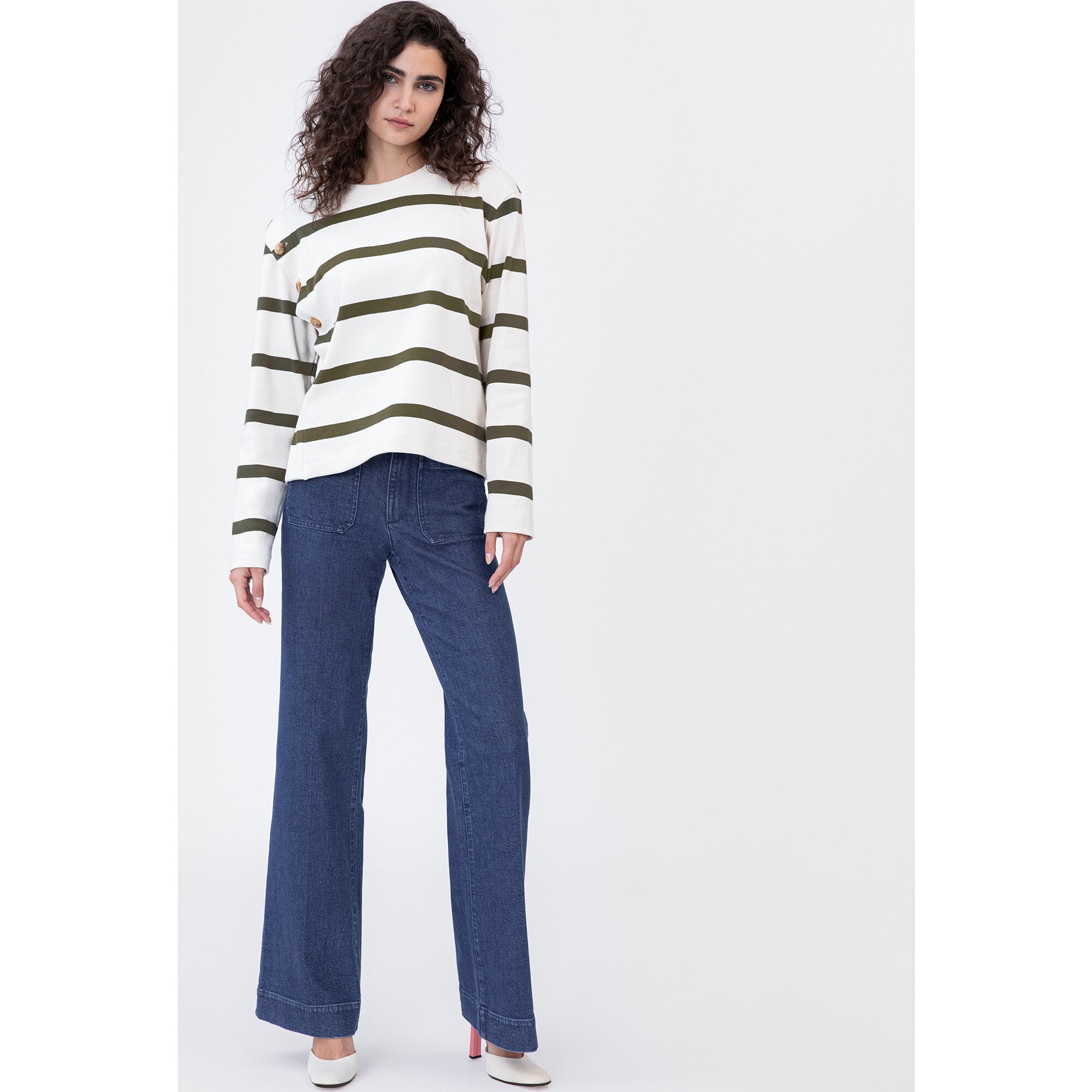 Women's Berk Top, Cream
