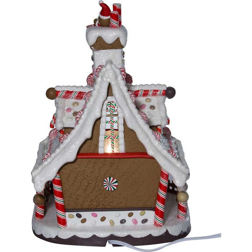 12-Inch Lighted Christmas Gingerbread House