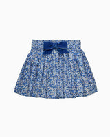 Bow Skirt in Blue Mitsi Valeria