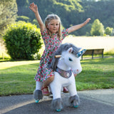 Model Y® Unicorn Ride-On Toy Age 3–4 – Grey