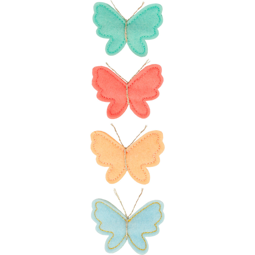 & Felt Hair Clips