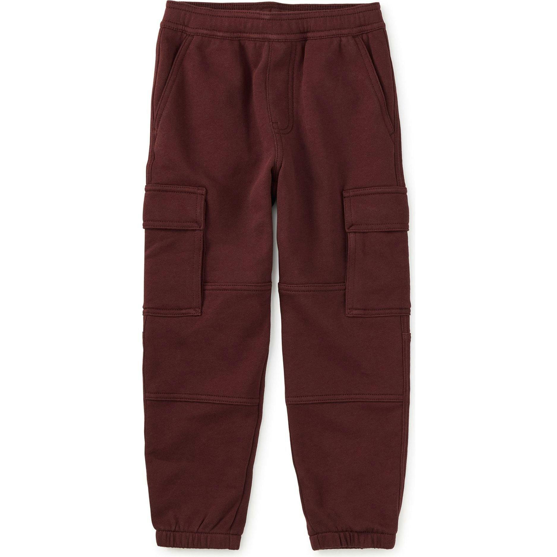 Cargo Pocket Joggers, Red