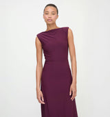 The Sloane Dress - Aubergine