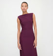 The Sloane Dress - Aubergine