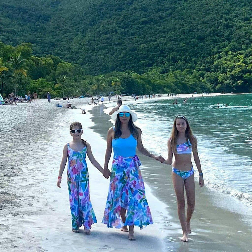 Women's Wrap Skirt - Puerto Viejo Print
