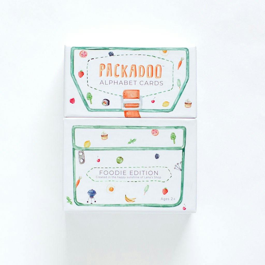 Packadoo Alphabet Cards Foodie Edition