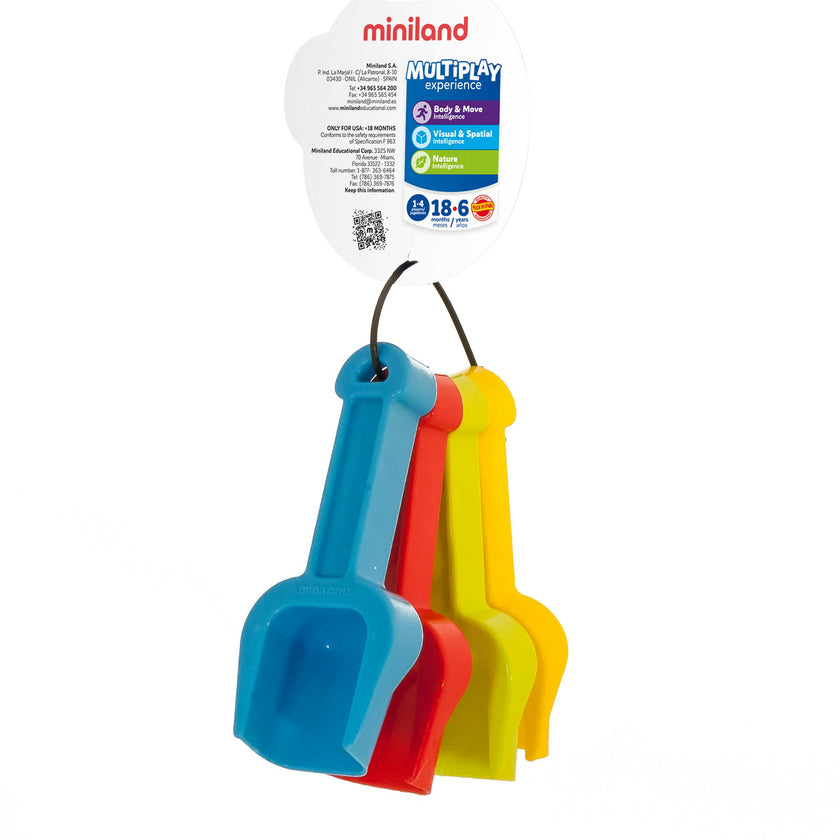 4 Baby Shovels Set