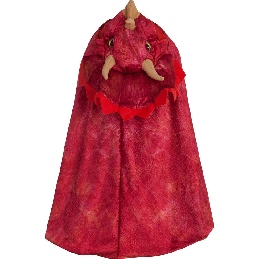 Triceratops Hooded Cape Size 4-5