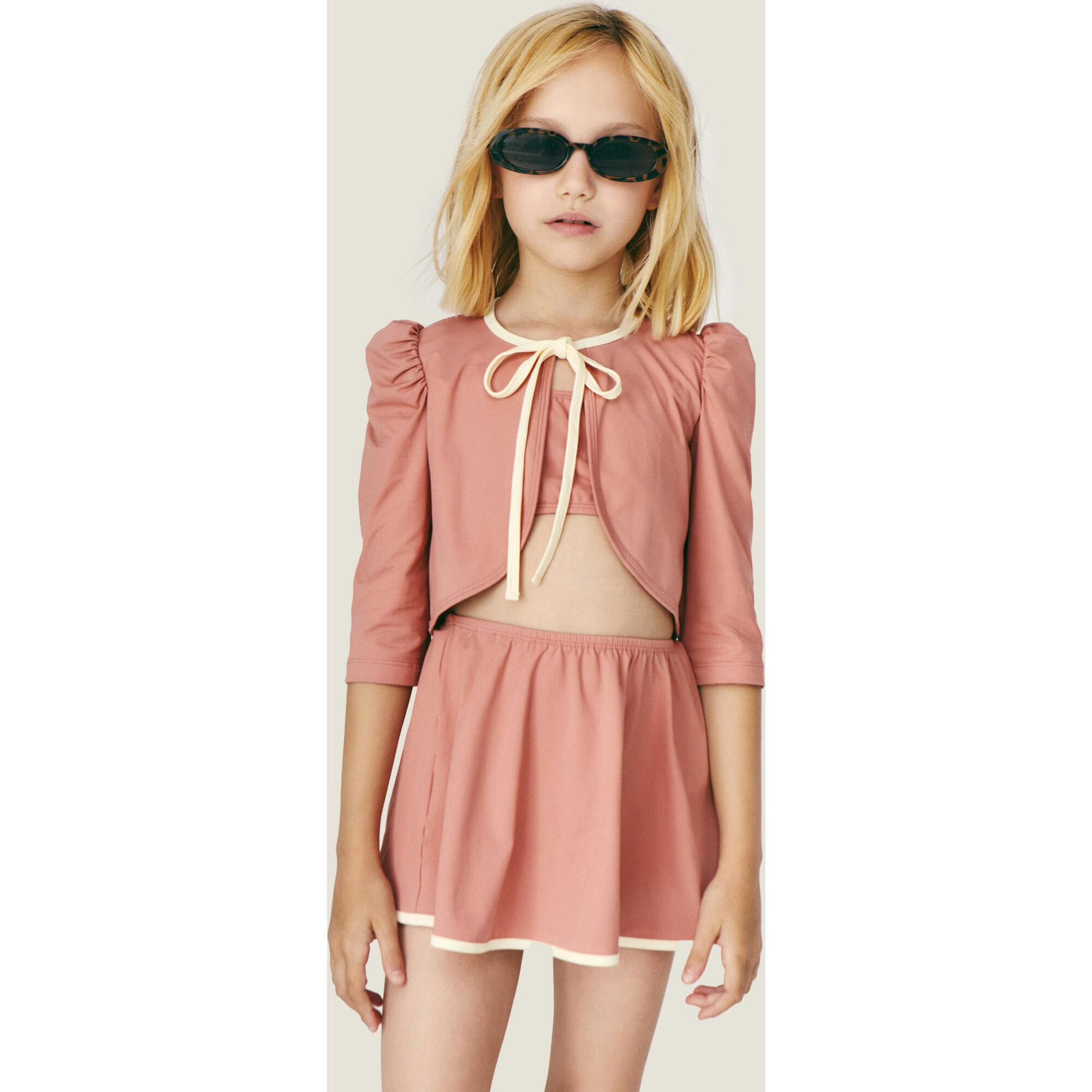 Mipounet SS26 Pauline, Swimw Skirt Ecru Terracota