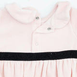 Velour Soft Pink - Velour Bubble with Peter Pan Collar
