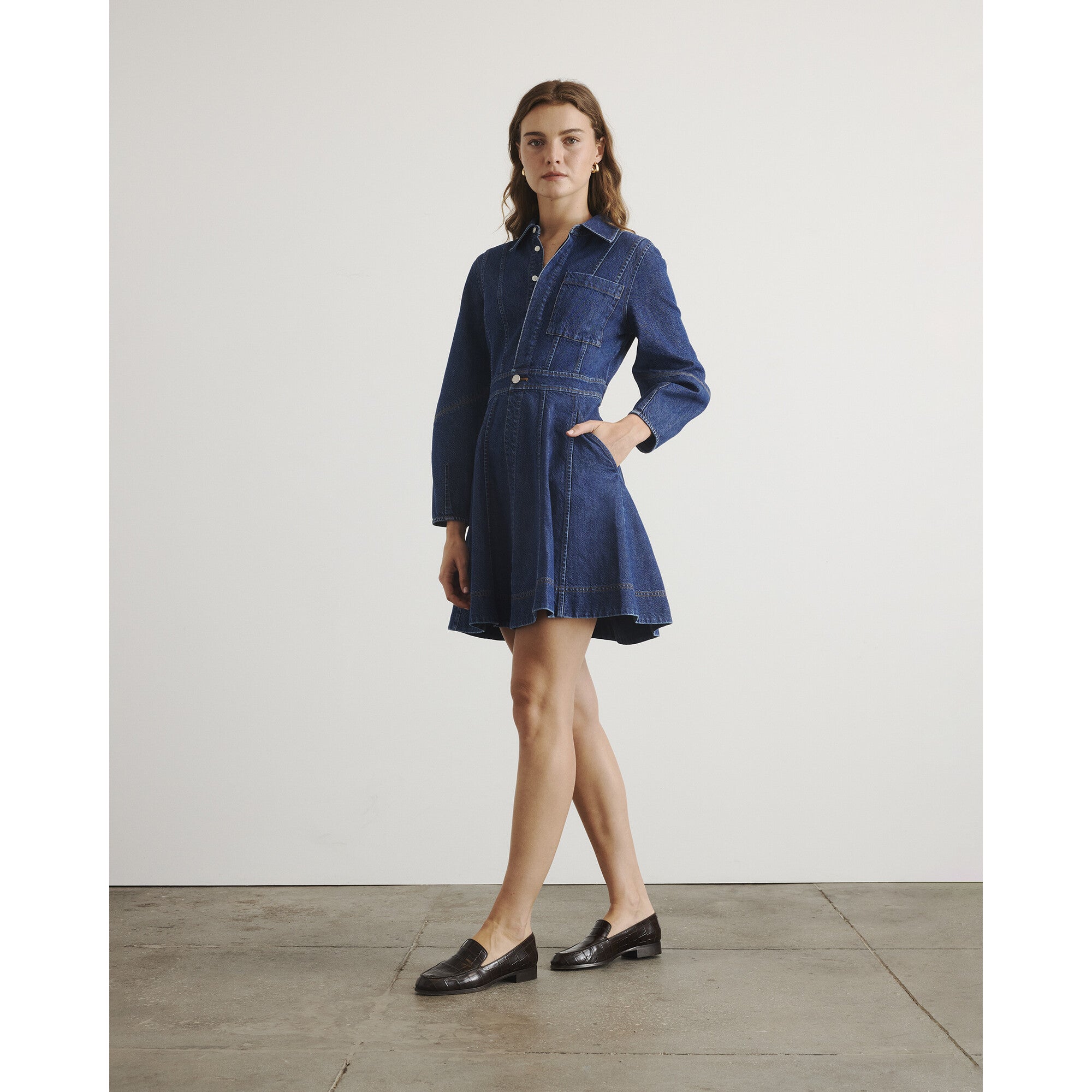 Hailey Dress, Navy