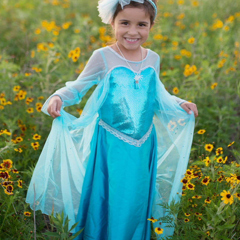 Ice Queen Dress With Cape