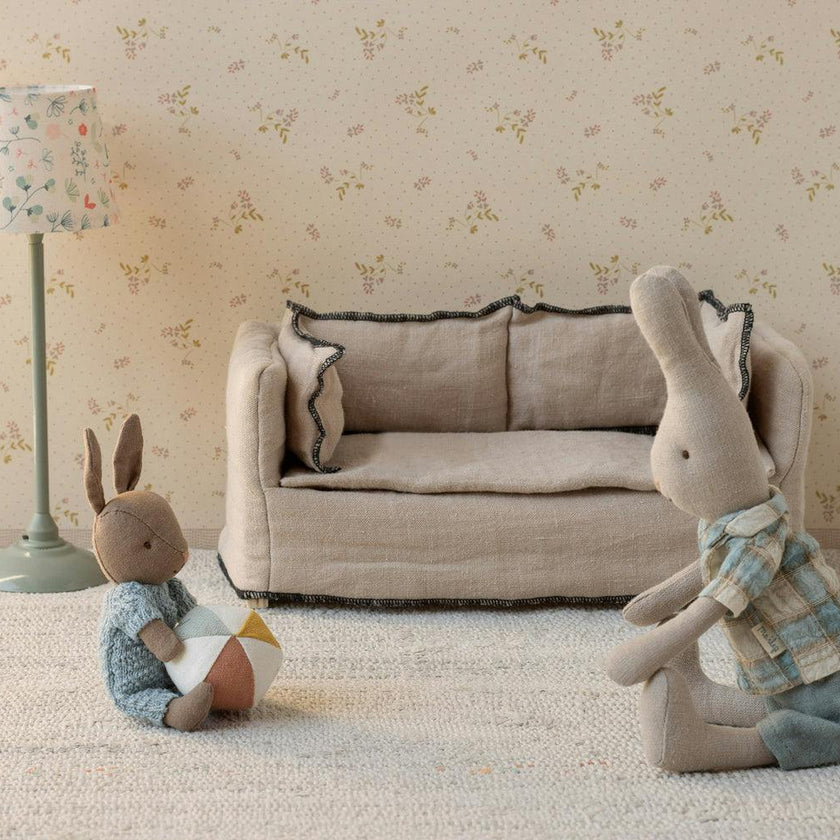 Rabbit set, Micro - Brown - Blue