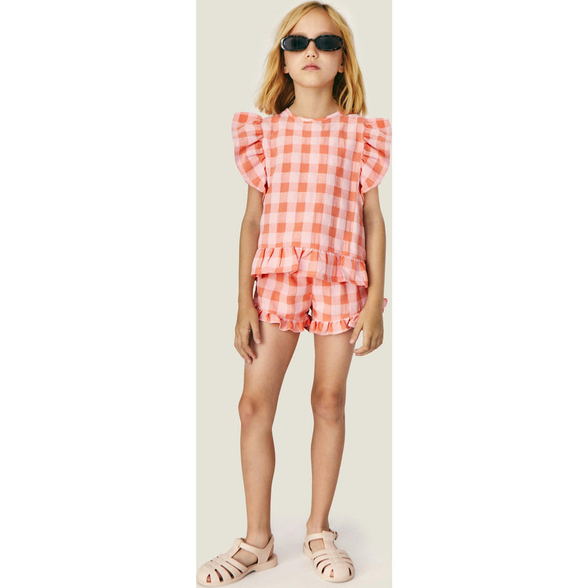 Mipounet SS26 Colette, Short Coral Pink