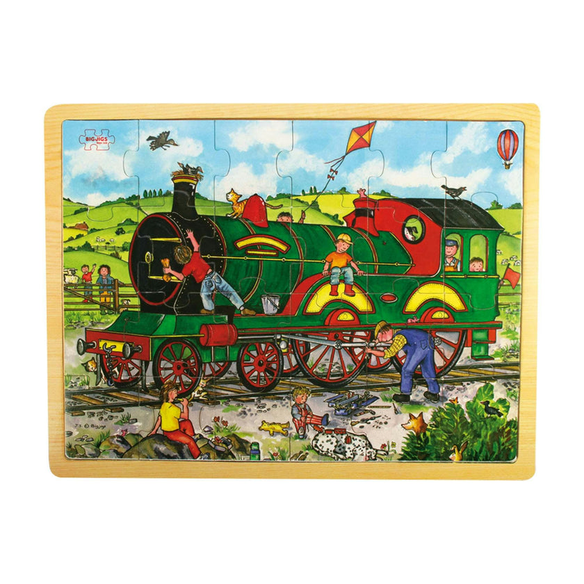 Tray Puzzle - Train