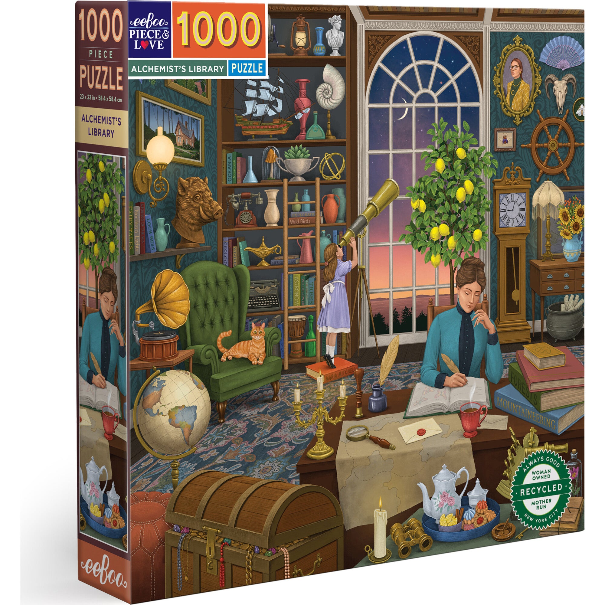 Piece & Love: Alchemist's Library - 1000 Piece Puzzle