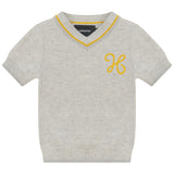 Contrast Trim Knit Top