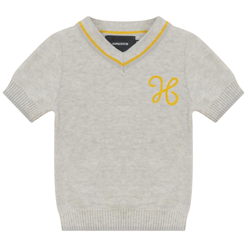 Contrast Trim Knit Top