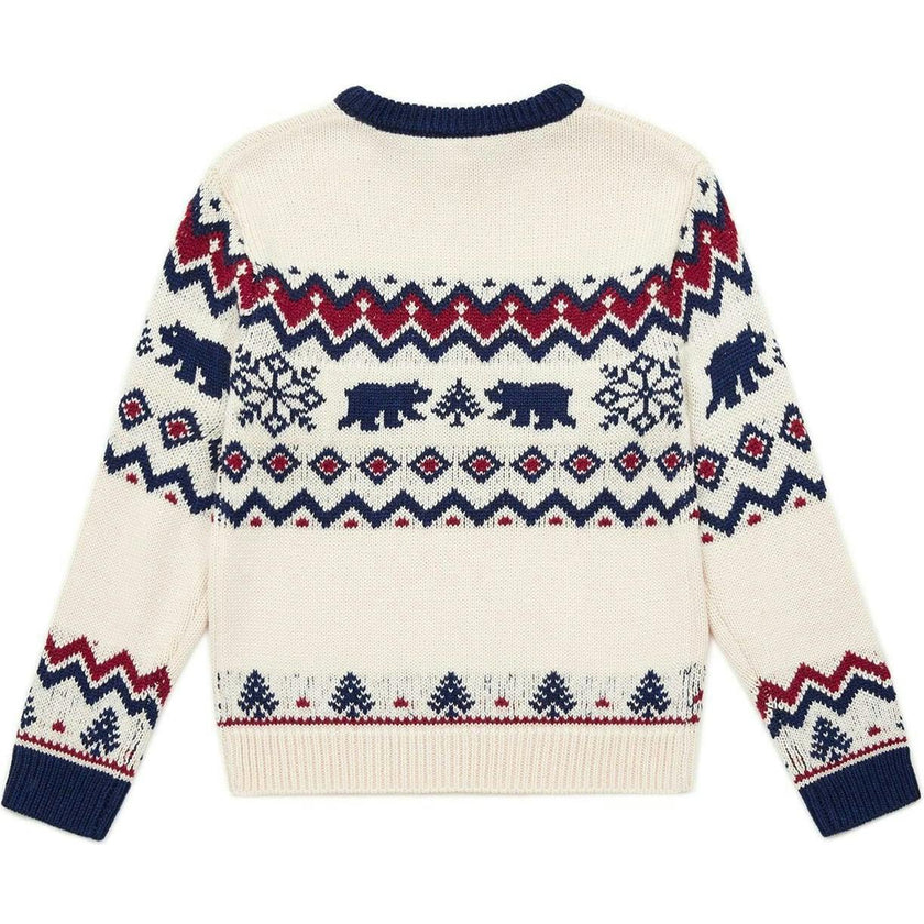 BONTON Winter Bear Jacquard Sweater
