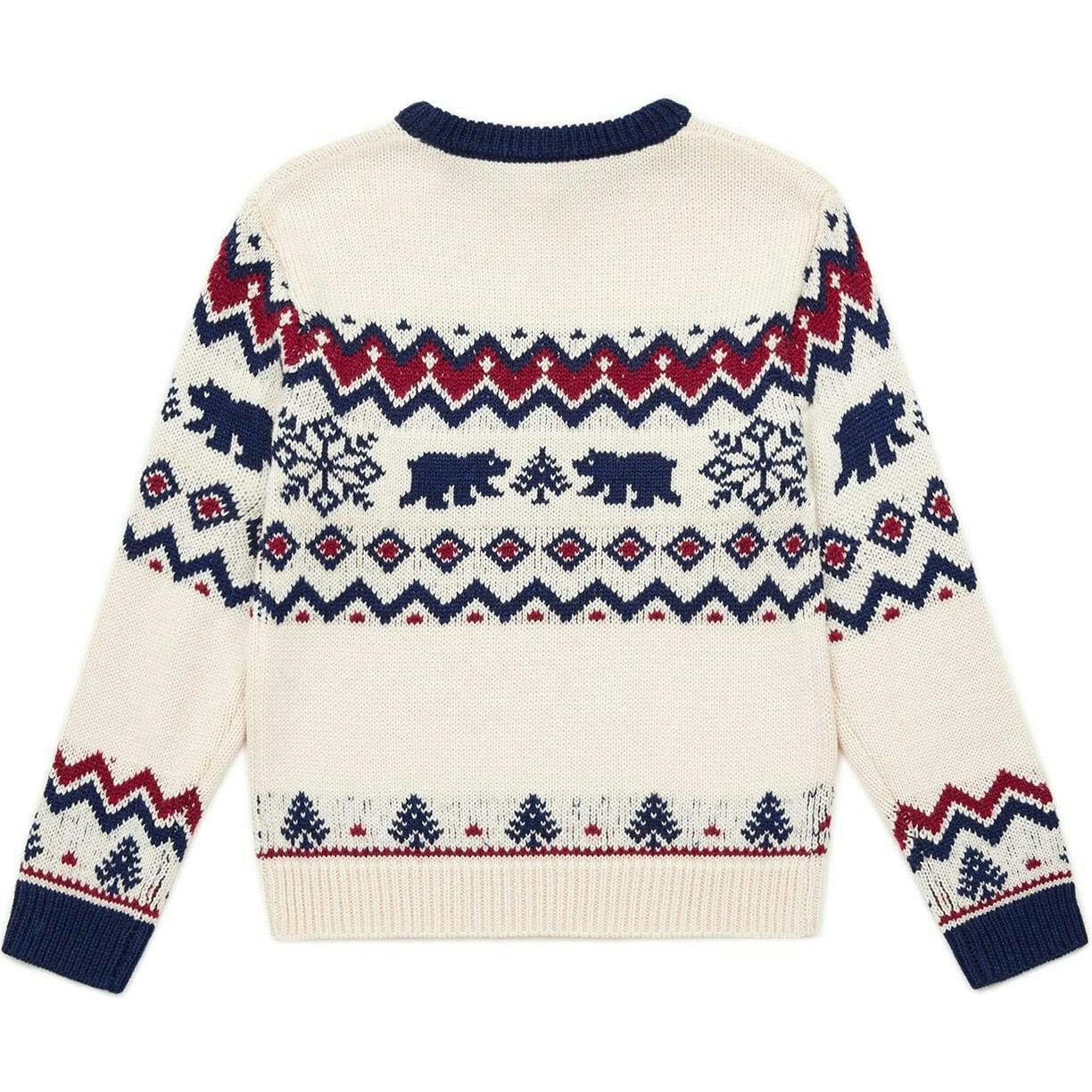 BONTON Winter Bear Jacquard Sweater
