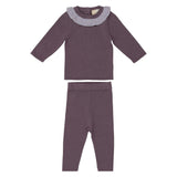 Flecked Collar 2Pc Set