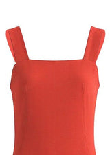 Radiant Red Elliston Bow-Tail Dress