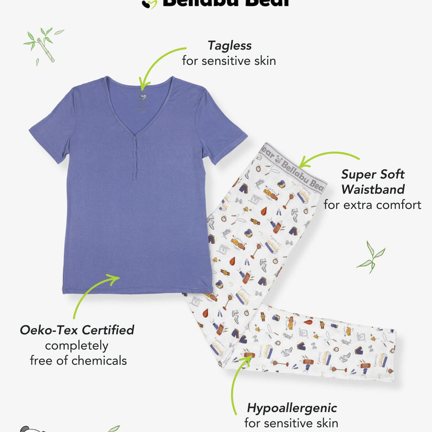 Boxing Bamboo Women's Pajama Set