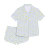 Lemons Woman's Pima Cotton Short Pajama Set