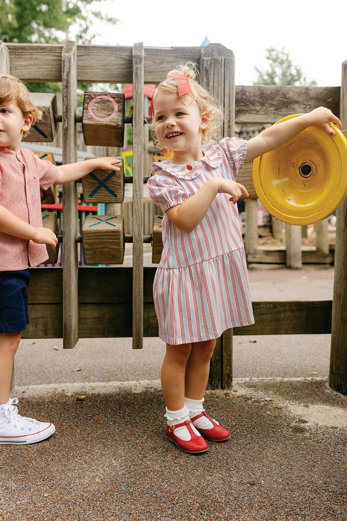 Lily Dress - Horizon Stripe