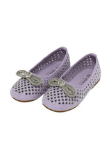 Lavender Sparkle Bow Ballet Flat