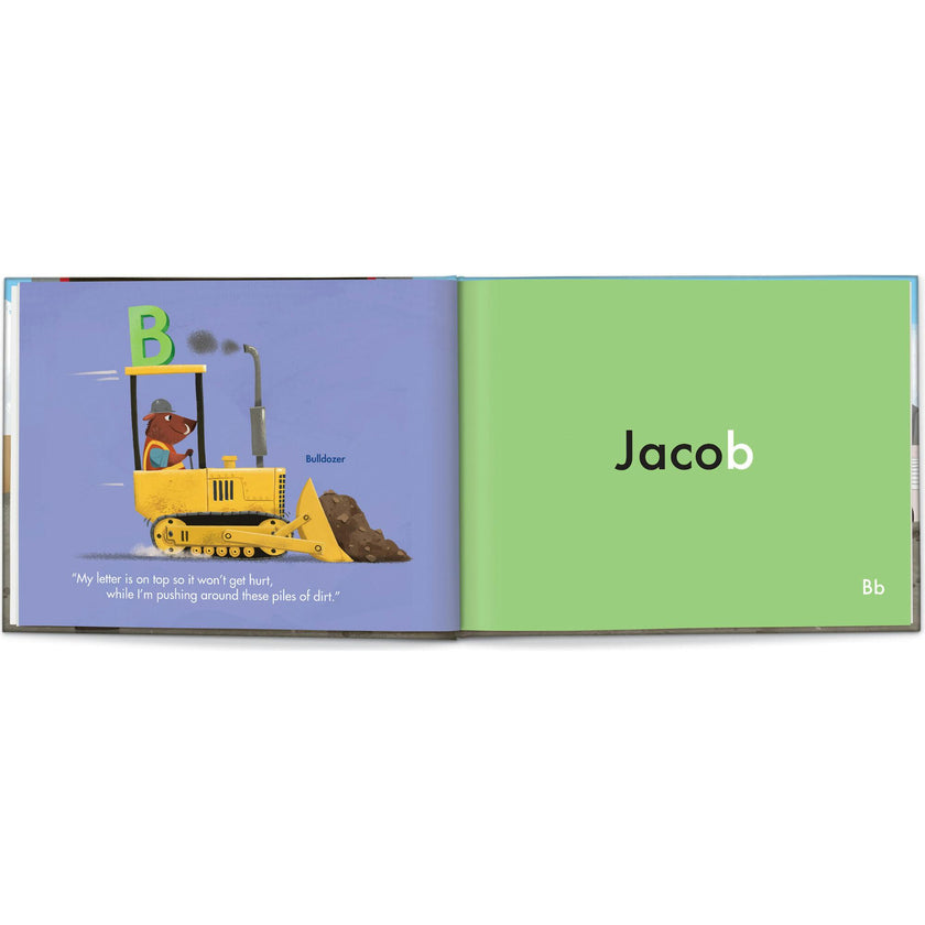 My Very Own Trucks Personalized Book, Coloring Book and Sticker Gift Set