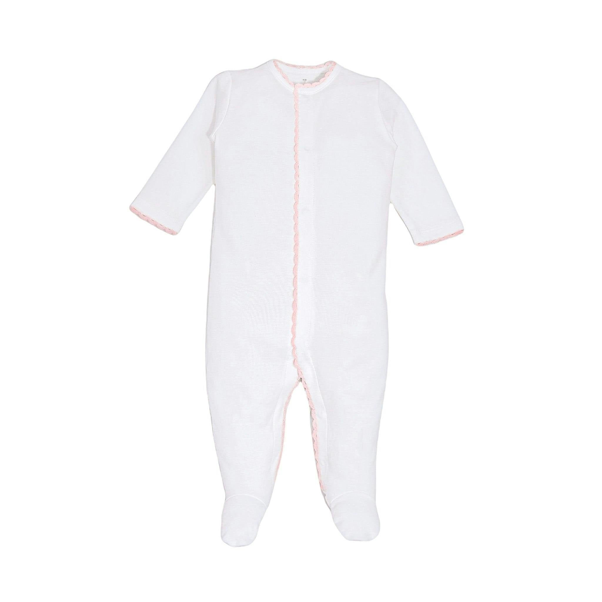 Pima Baby Pajama Baby Rose