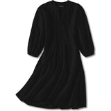 Brush-Stroked Bohemian Dress