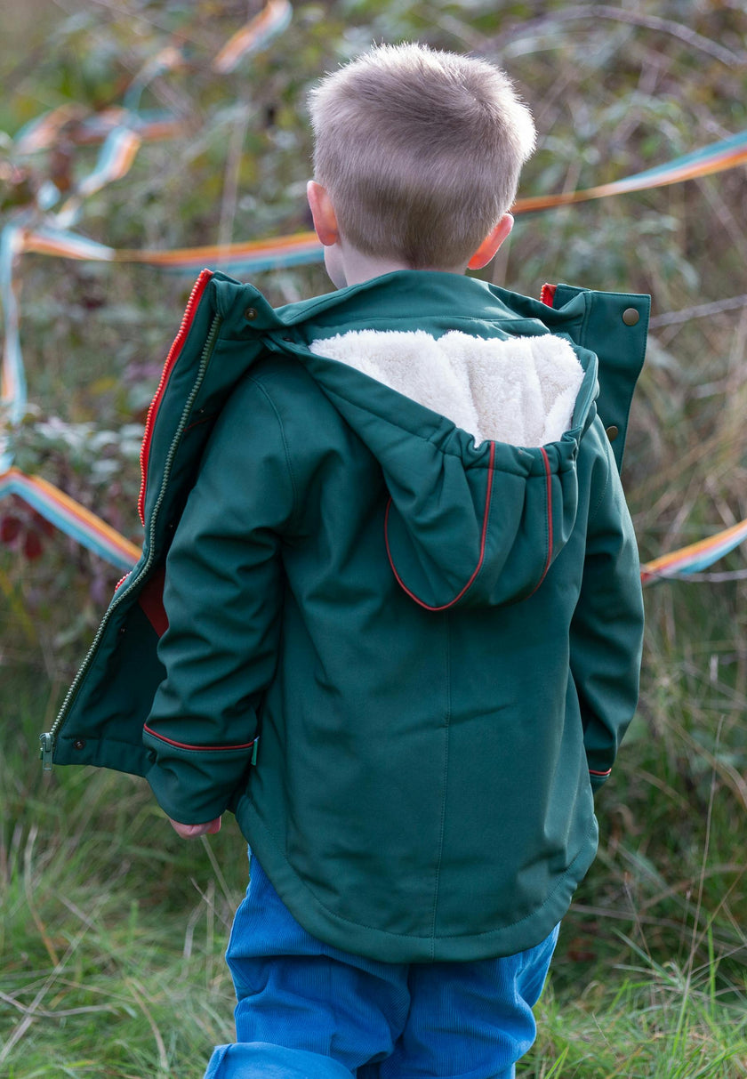 Olive Recycled Waterproof 3 in 1 Coat, Green