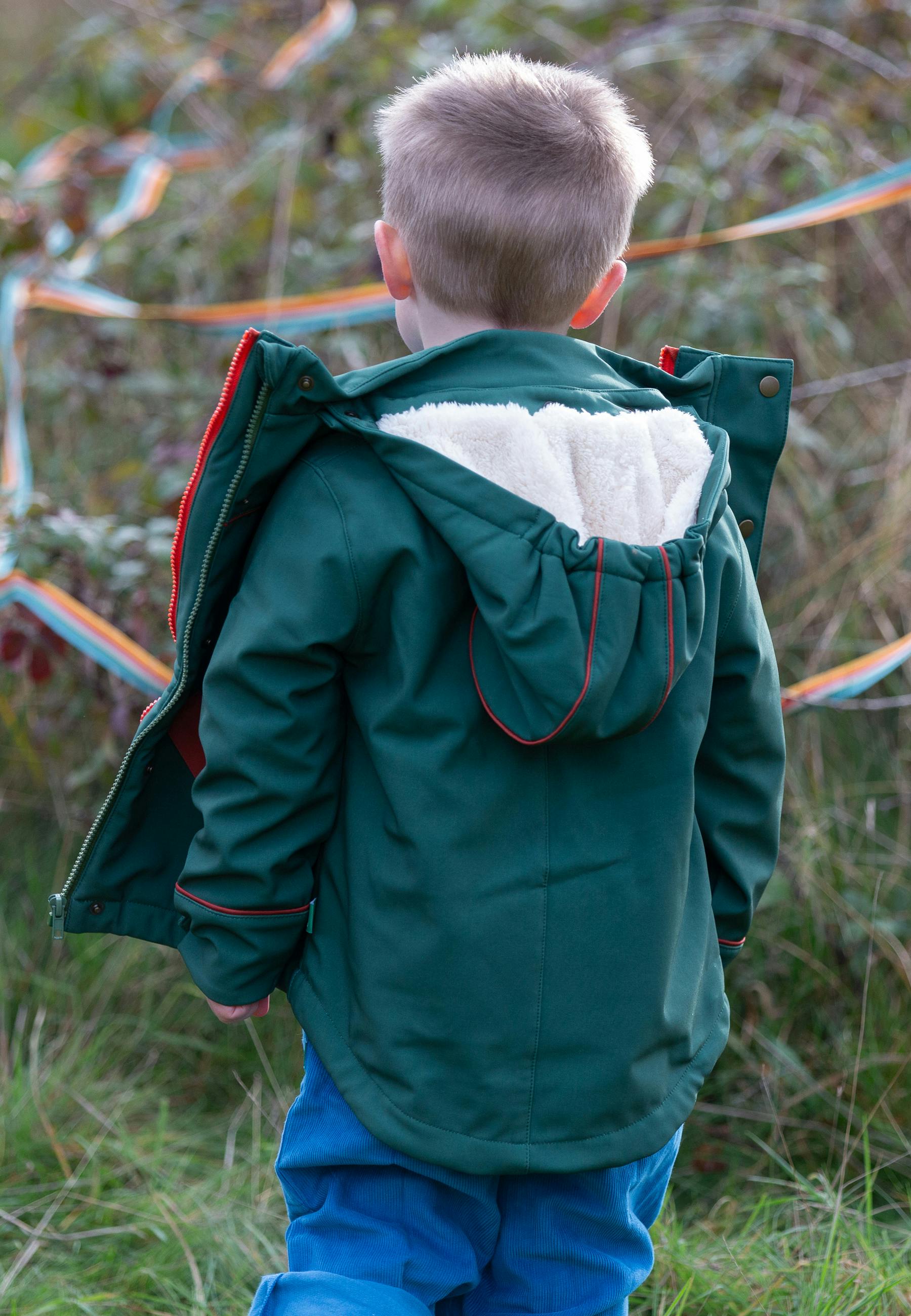 Olive Recycled Waterproof 3 in 1 Coat, Green