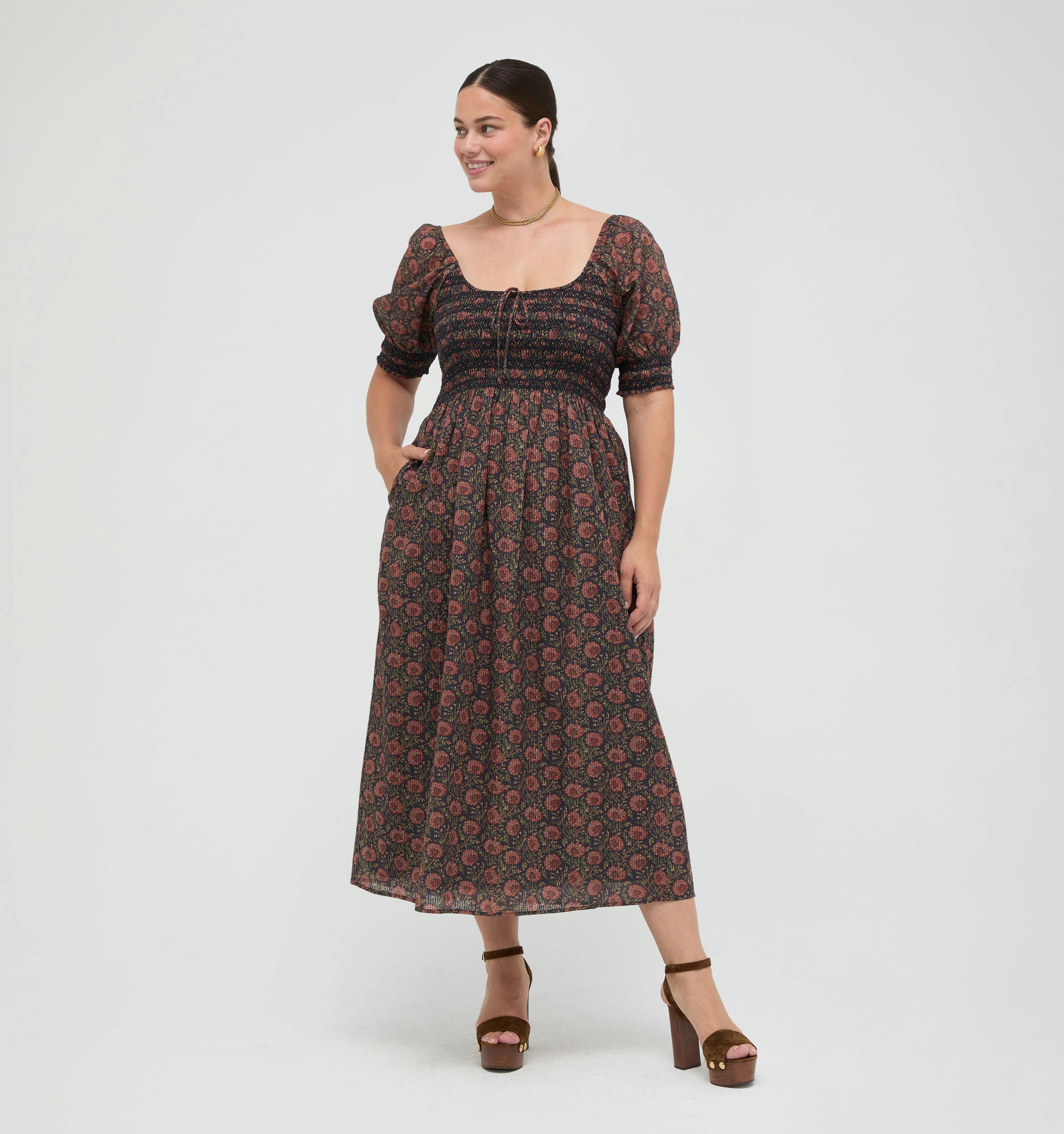 The Madeline Nap Dress -  Thornfield Tapestry
