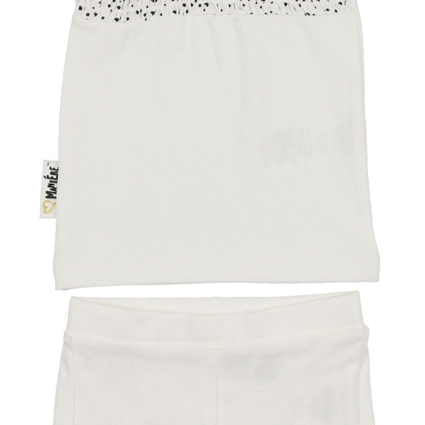 Boys Speckled Smocked Top & Short Set