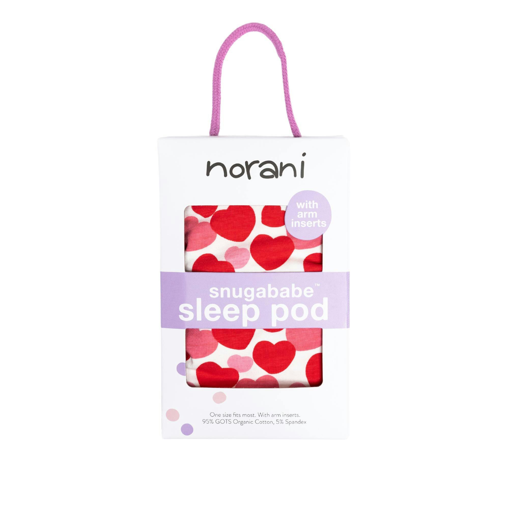 Snugababe Swaddle™ Sleep Pod - Red & Pink Hearts